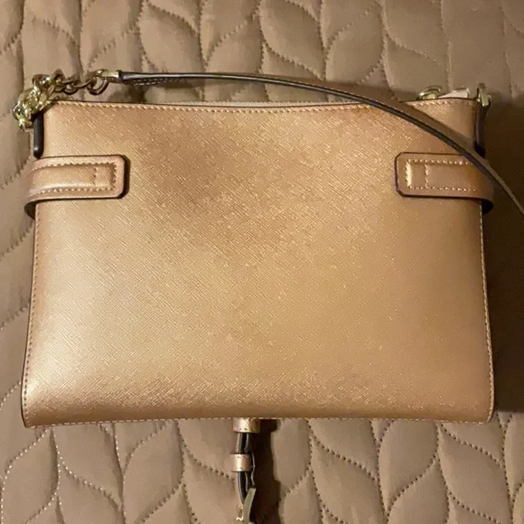 Michael Kors Rose Gold Crossbody Bag - Picture 3 of 9